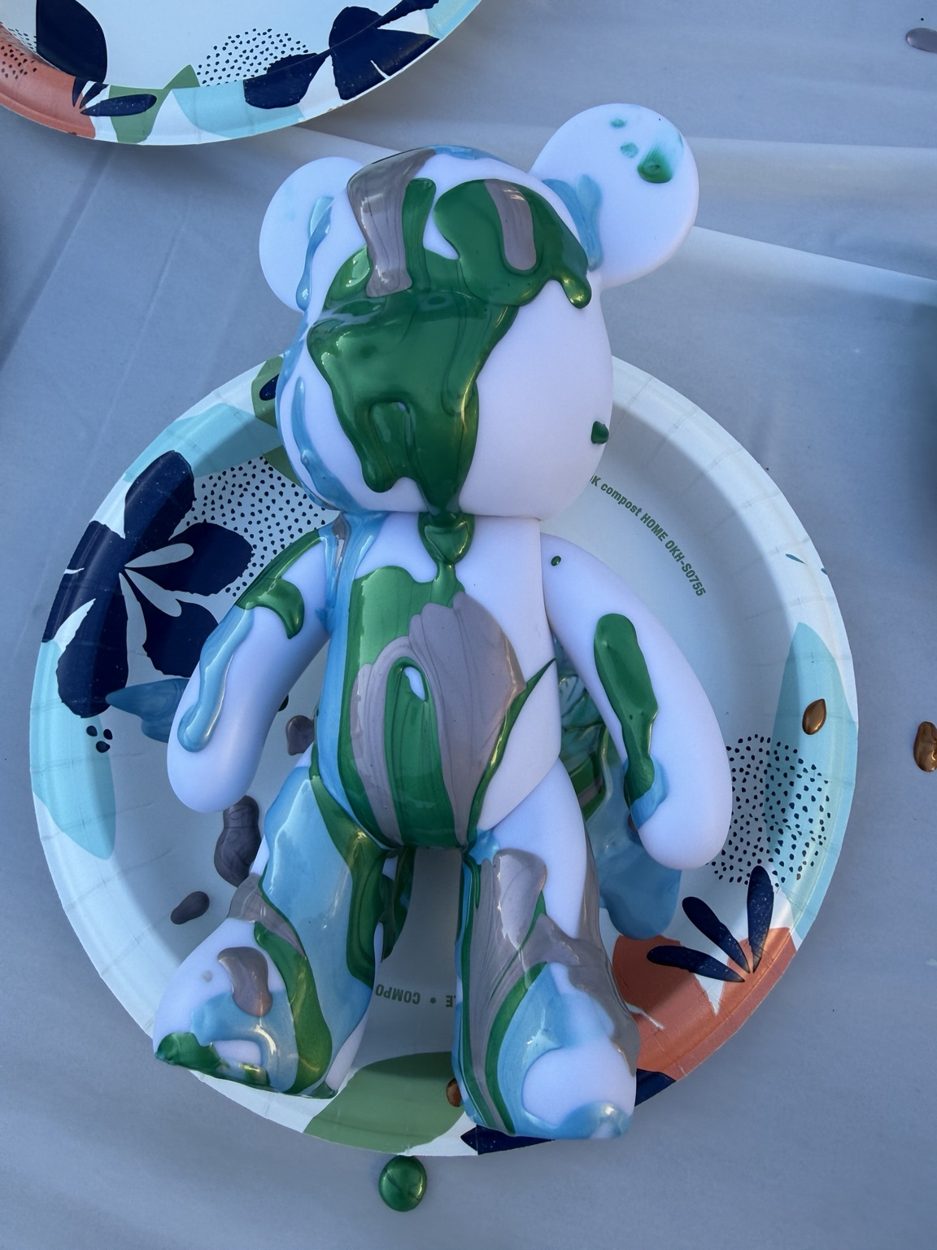 DIY drip paint party photo 3